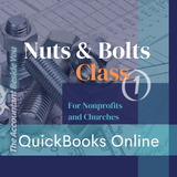 Basic Class- How to Use QuickBooks in a Church or Nonprofit-Pro, Premier, or Online