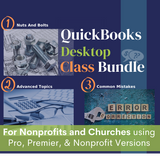 Common Mistakes Class for QuickBooks Pro, Premier & Online for Churches & Nonprofits