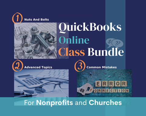 How to Use QuickBooks Online or Desktop for Small Churches & Nonprofits- Classes