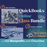 Common Mistakes Class for QuickBooks Pro, Premier & Online for Churches & Nonprofits