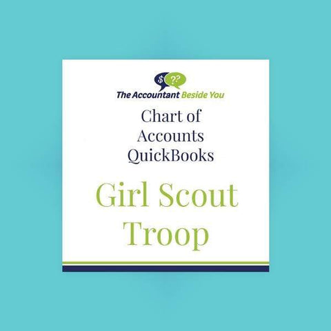 Chart of Accounts For Pro, Premier, Nonprofit Girl Scout Troop Chart of Accounts for Quickbooks