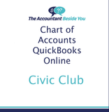 Chart of Accounts For QuickBooks Online Chart of Accounts for a Club