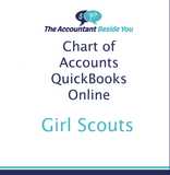 Chart of Accounts For QuickBooks Online Girl Scout Troop Chart of Accounts for Quickbooks