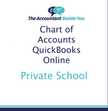 Chart of Accounts For QuickBooks Online Private School Chart of Accounts