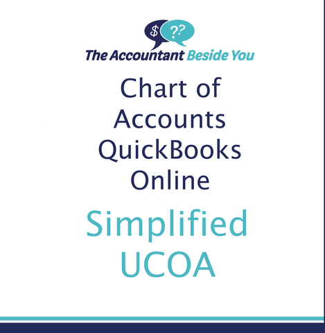 Chart of Accounts For QuickBooks Online Simplified Chart of Accounts for QuickBooks